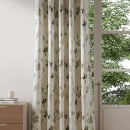 Ddecor Live Beautiful Brown Polyester Room Darkening Long Door Curtain-38