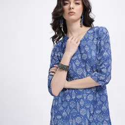 Anouk Rustic Printed Short Kurti-picture-10