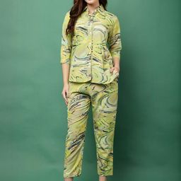 Moda Rapido Adults-Women Polyester Co-Ords-image-2