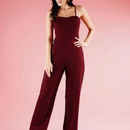 Globus Maroon Maxi Jumpsuit-image-78