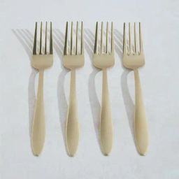 Westside Home Dull Gold Fork (Set of 4)-picture-43