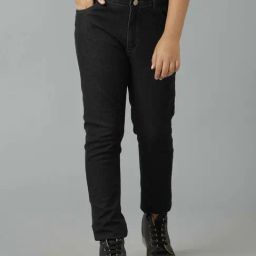 Under Fourteen Only Kids Grey Regular Fit Jeans-picture-41