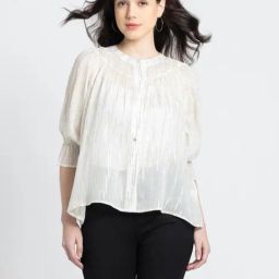 SHAYE White Printed Shirt-image-27