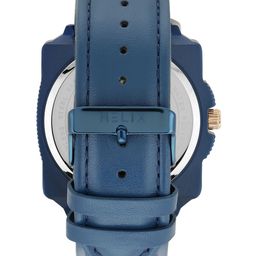 Helix Men Alloy Dial & Leather Straps Analogue Watch TW062HG01T image 3