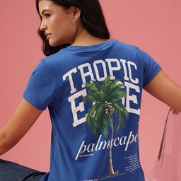 DressBerry Typography Printed Casual T-shirt-image-60