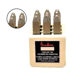 Bradma 26HHP060 Hand Held Punches Alpha Set A to Z Size 6 mm image 2