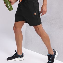 HRX by Hrithik Roshan Men Solid Sports Shorts with Brand Logo Detail-image-28