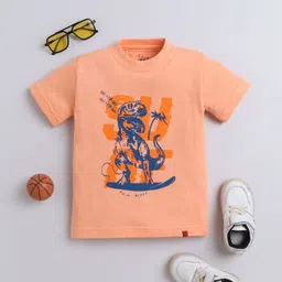 Tiny Toonzzz Boys Printed Applique T-shirt-image-79