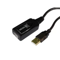 RS PRO 1 port USB 2.0 USB Active Booster Cable up to 10 m Extension Distance, 2206500-20