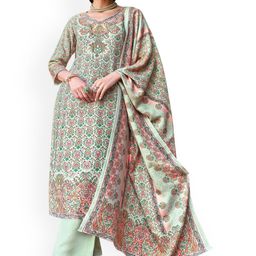 DRAVINAM Trends Ethnic Motifs Printed Unstitched Dress Material-image-79