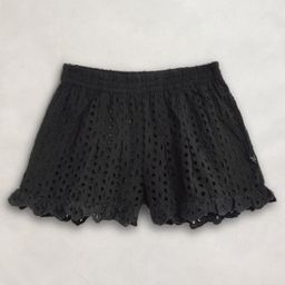 Cherry Crumble by Nitt Hyman Schiffli Shorts - Black-image-43