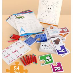 Babyhug Learn the Alphabet Jigsaw Puzzle With Activity Kit - 54 Pieces-image-6