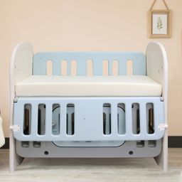 R for Rabbit Play Mattress with Ultra Soft Flanned Material - White-24