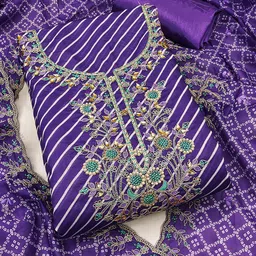 Maroosh Leheriya Embroidered Unstitched Dress Material-image-40
