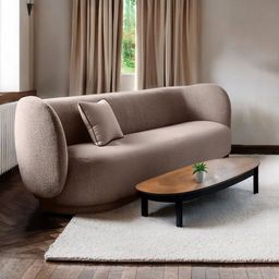 nestroots PlushPrestige Grey Suede 3 Seater Sofa-picture-22