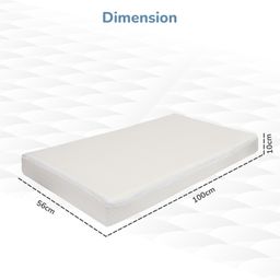R for Rabbit Play Mattress with Ultra Soft Flanned Material - White image 3