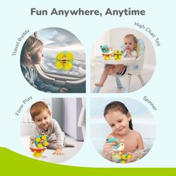 R for Rabbit Orapple Spinster 5 in 1 Multi Activity Toy - Orange image 5