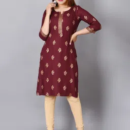 Cloth Bites Ethnic Motifs Printed Floral Kurta-picture-42