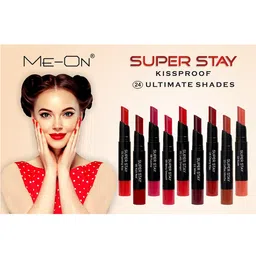ME-ON Superlast Matte Lipstick - Ruby Woo 04 image 3