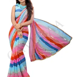 GAVUBAA Multi Organza Sarees-picture-20