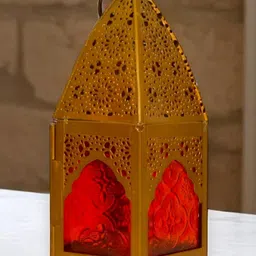 Kreative Arts Lantern Shaped Hanging Candle Holder-56