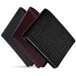 Hayes London Men Genuine Leather with RFID Blocking Wallets Combo-31