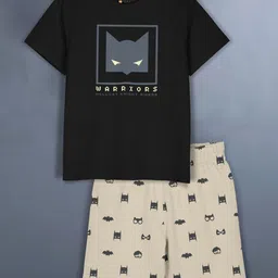 HELLCAT Girls Printed T-shirt with Shorts-image-8