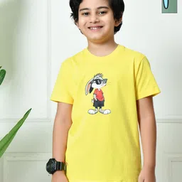 FITINC Juniors Boys Pack Of 2 Graphic Printed Cotton T-shirt-picture-5