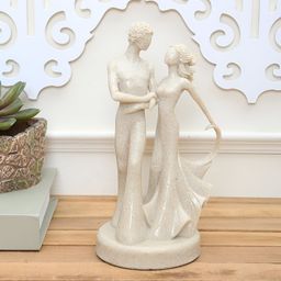 Myntra Elegant Homes Beige Dreamy Couple Strolling Figurine Resin Showpiece-image-34