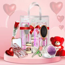Lykaa9 pieces Valentine Gift Hamper Hair Accessories-image-19