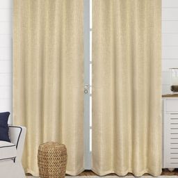 Saral Home Beige 2 Pieces Room Darkening Door Curtains-image-60