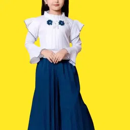 KIDDRESS Kids-Unisex White Cotton Blend Clothing Set-picture-29