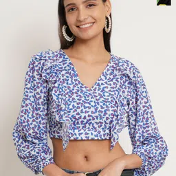 IX IMPRESSION Women Pack of 2 Floral Print Blouson Top-image-78