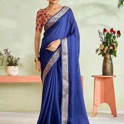 Mitera Ethnic Motifs Zari Pure Crepe Banarasi Saree-picture-56