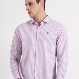 Red Tape Men Relaxed Opaque Striped Casual Shirt-image-13