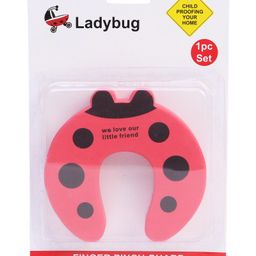 Ladybug Finger Pinch Guard Door Stopper Beetel Shape - Red-image-5