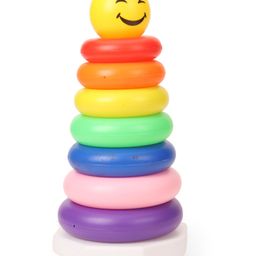 Ratnas Smiley 7 Rings Stacking toy - Multicolor-10