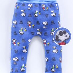 Mom's Love Full Length Lounge Pant Snoopy Print - Royal Blue-picture-2