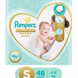 Pampers Premium Care Pants Small Size Baby Diapers (S) - 46 Count-16