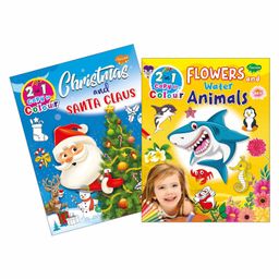 Sawan Copy to Color Books Pack of 2 - English-21