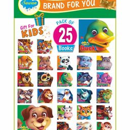 Sawan Die Cut Who Am I Board Book for Animals Set of 25 - English-13