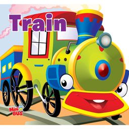 Board Book Train Cutout Board Book - English-99