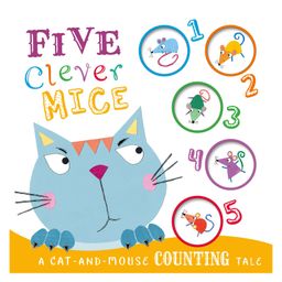 Igloo Books Five Clever Mice Board Book - English-9