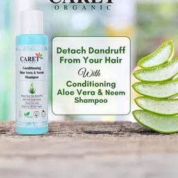 CARET ORGANIC Set Of 2 Conditioning Aloevera & Neem Shampoo -100ml Each image 5