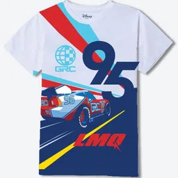 YK Disney Boys Graphic Printed Round Neck T-shirt-picture-35