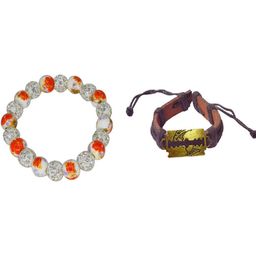 Sullery Unisex 2 Leather Wraparound Bracelet-picture-45