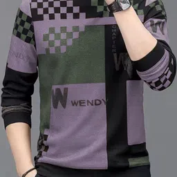 FABRIPPLE Men Striped Pockets T-shirt-image-89