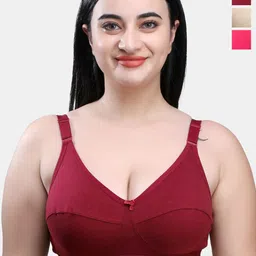 SKDREAMS Women Pack of 3 T-shirt Full Coverage Bra-image-65