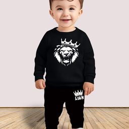 MRS NATURAL Kids Printed Sweatshirt With Joggers-image-70