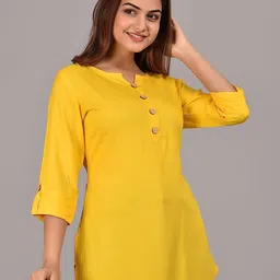 ATARAH Women V-Neck Straight Kurti-picture-51
